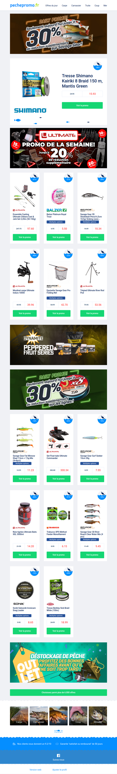 🎣 Cette semaine seulement : Ultimate jusqu’à -20 %