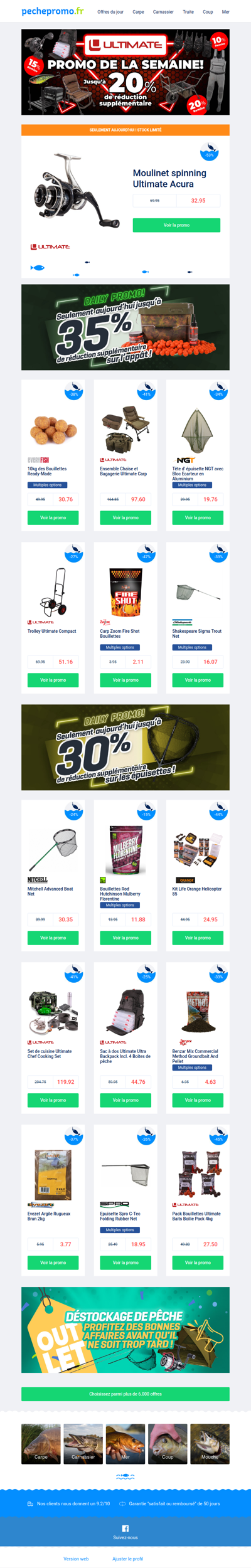 Promos appâts qui fonctionnent toujours 🪱