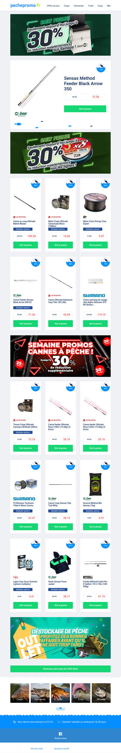 🌅 Nouvelle semaine, nouvelle canne ?