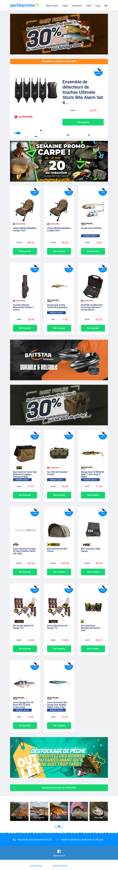 Croquez ces promos à pleines dents ! 🎣