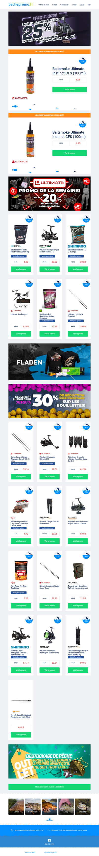 🎣 Favoris Ultimate temporairement en promotion !