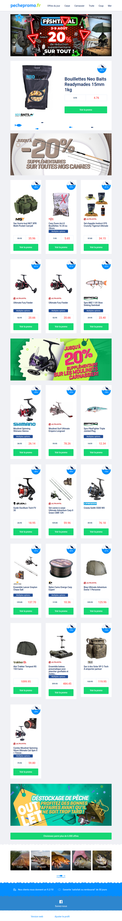 🎣 La plus grande semaine de pêche de l'année est arrivée !