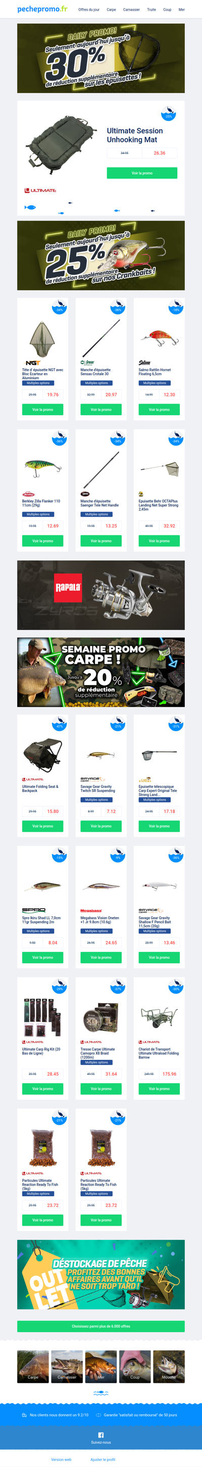🎣 Il est temps de refaire le plein de votre boîte de pêche !