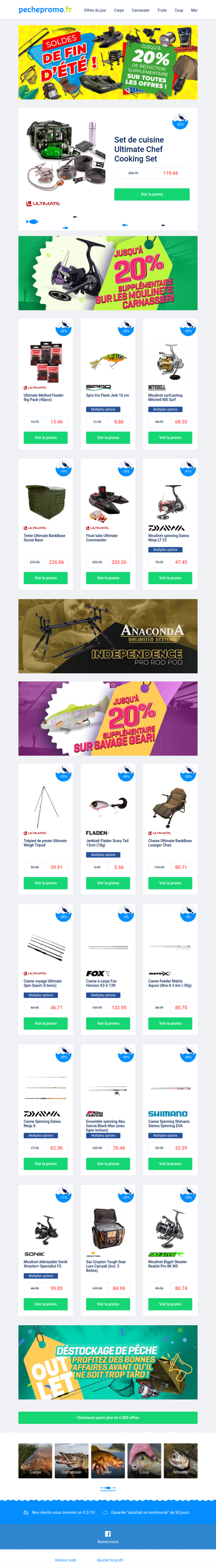 🎣 Prêt pour votre prochain week-end de pêche ?