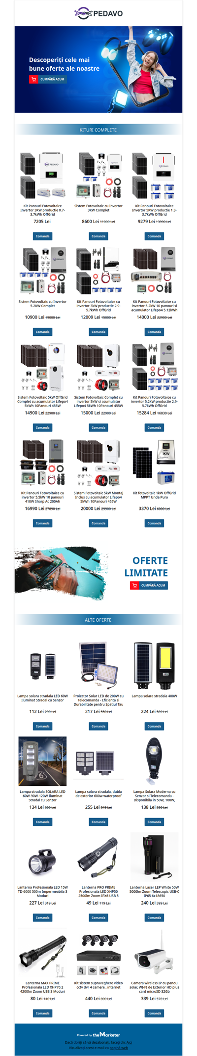 Facturile cresc? Avem reduceri la kituri fotovoltaice ☀️