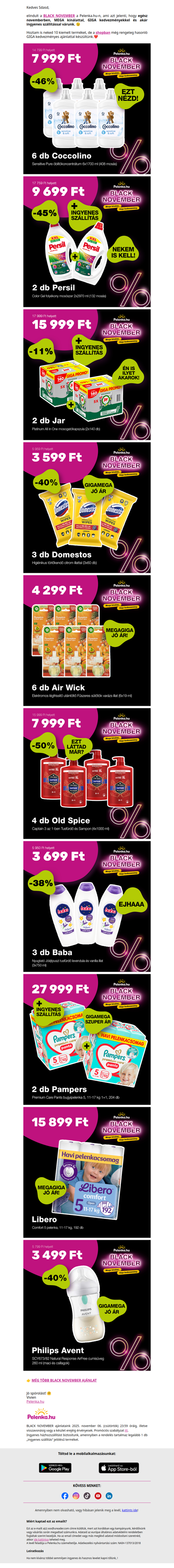 KIEMELT BLACK NOVEMBER ajánlataink 💥