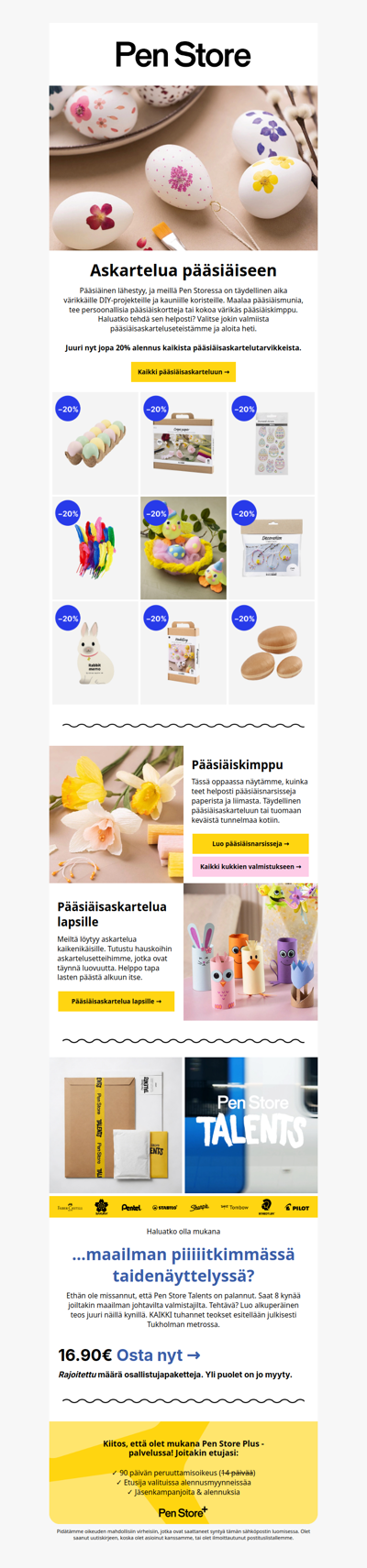 Pääsiäisaskartelua kaikille 🐣