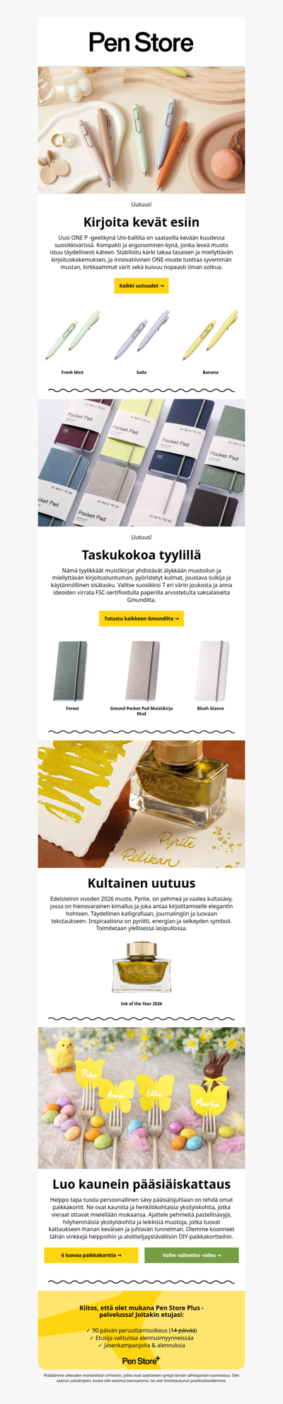 Kevään uutuudet 🌸