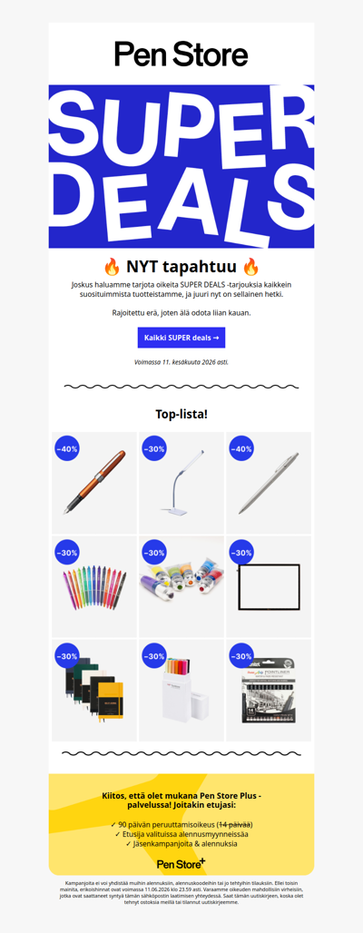 SUPER DEALS 💥 Suosikit huippuhinnoin