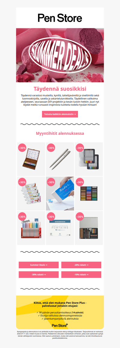 ALEHULLUTTELU 💛 Täydennä suosikkejasi