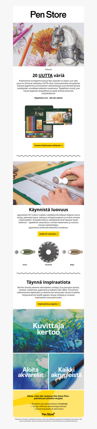 Uutta Polychromos-tuoteperheessä 🎉 Rajoitettu erä