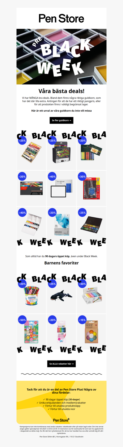 Guldkornen du inte får missa på PRE Black Week 🖤