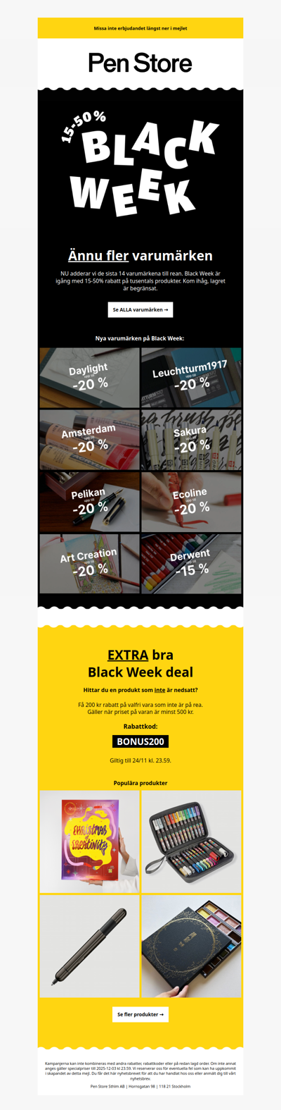 FLER varumärken på rea 🖤 PLUS en överraskning