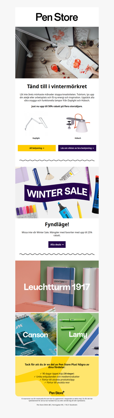 Lampor för vintermörkret 💡 Upp till 50% rabatt