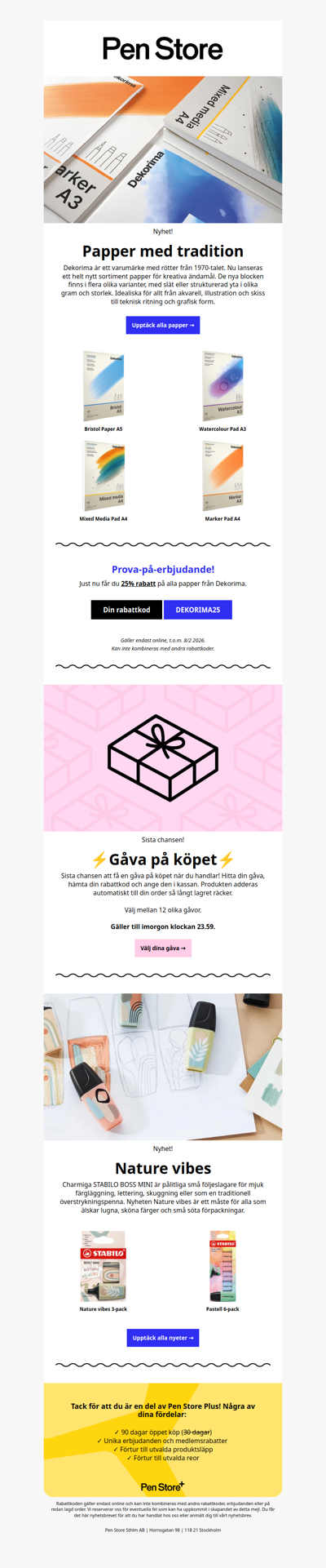 Papper med tradition 🎊 Prova-på-erbjudande