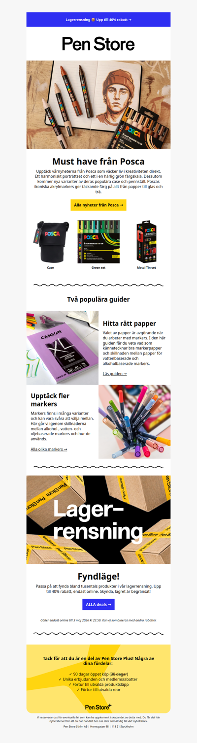 Must have från Posca 💚