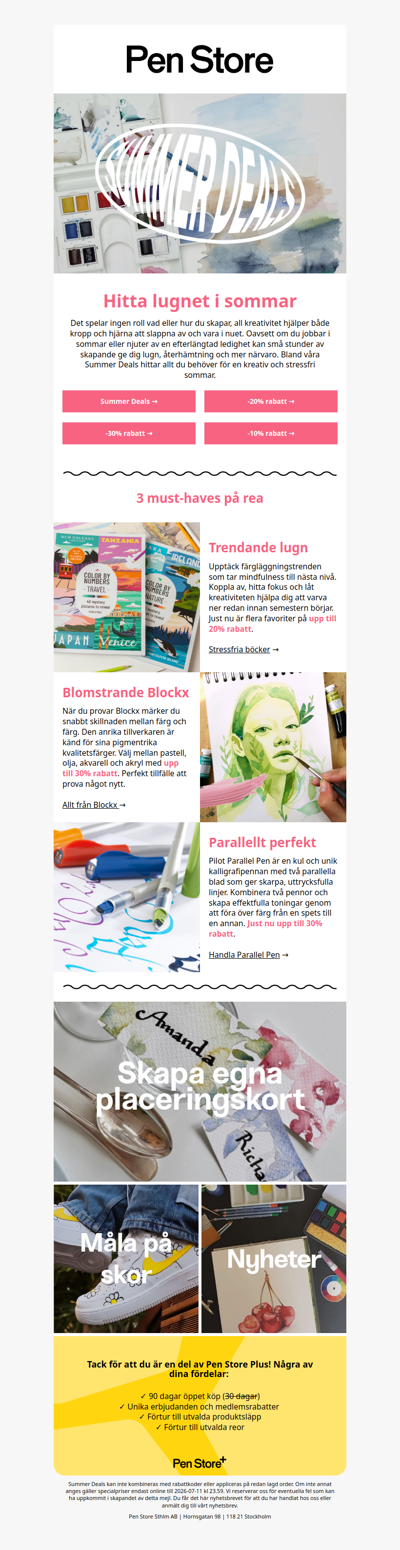 Skapa en stressfri sommar 🎨