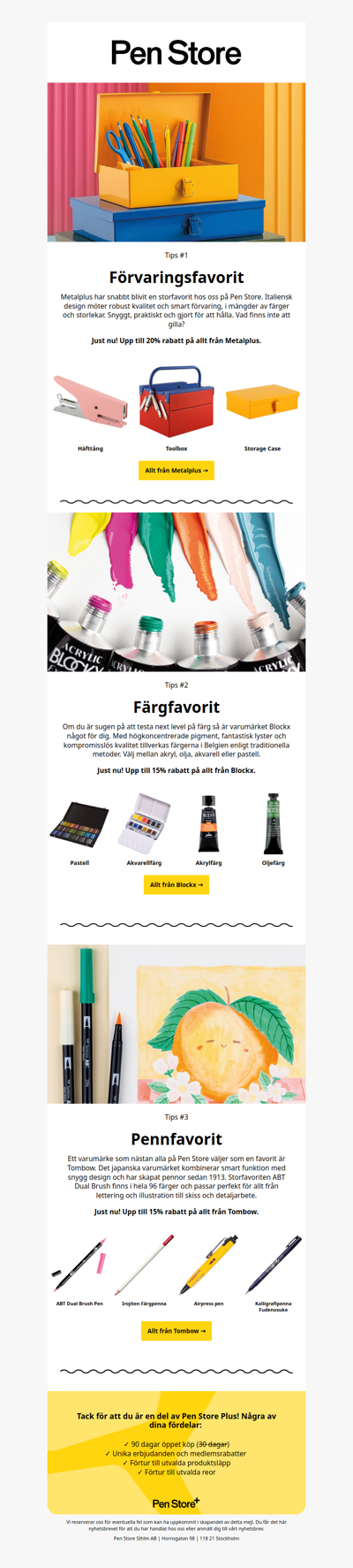 Vi tipsar om våra favoriter 💛