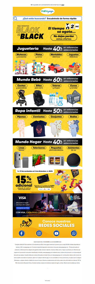 ¡Últimas horas para aprovechar Black Friday! ⏰