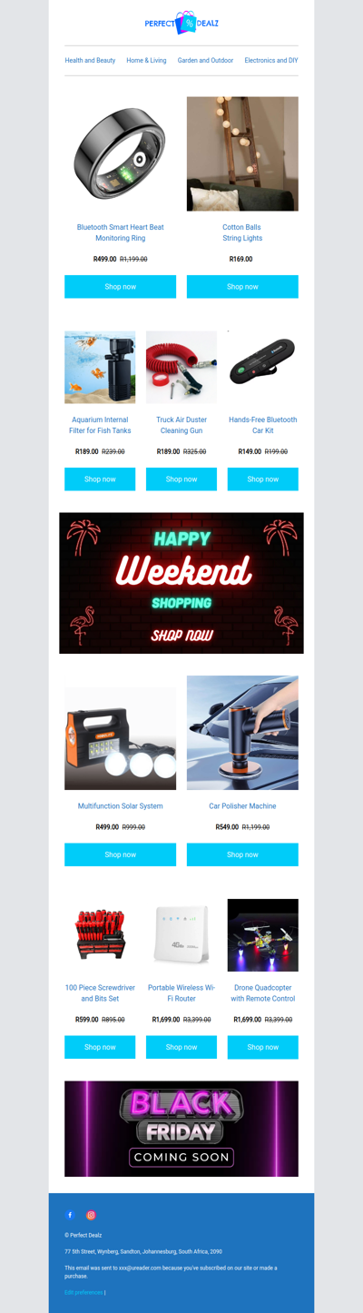 Weekend Mode: Activated 🛒