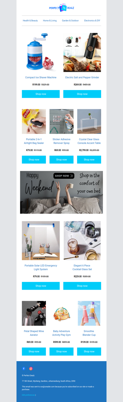 It’s Weekend Shopping Time! 🎉