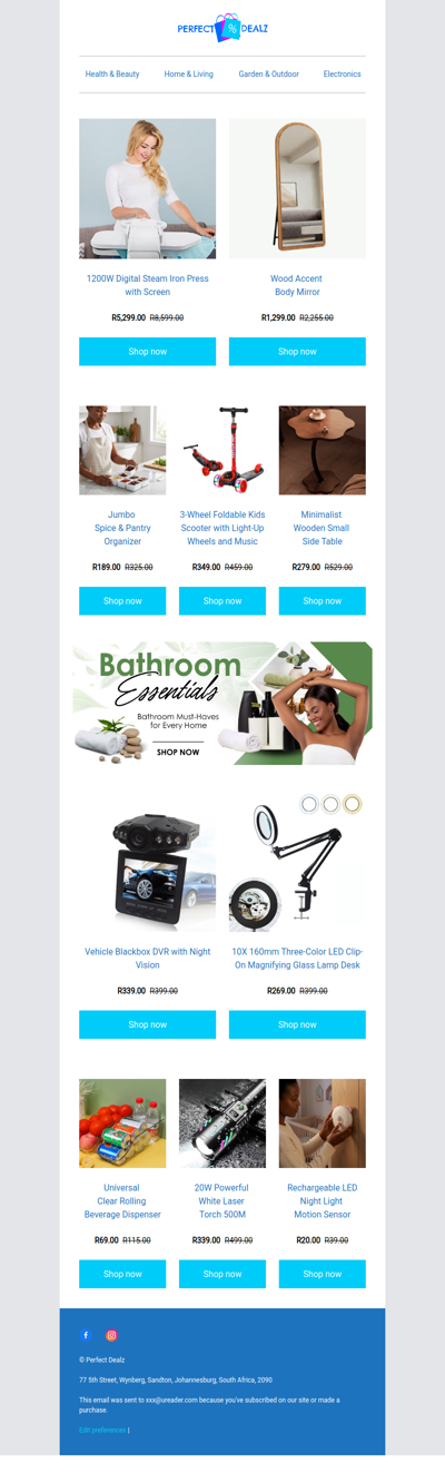 This Email = Retail Therapy🛒