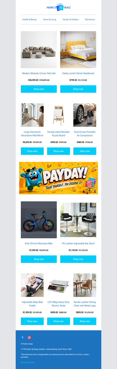 🛒 Something Special for Payday?