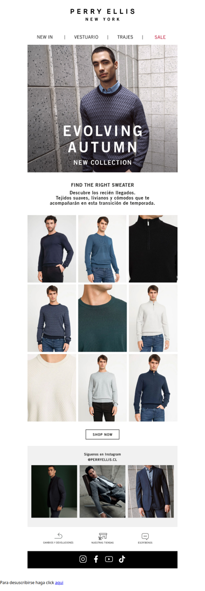 Find the right sweater. Descubre la colección