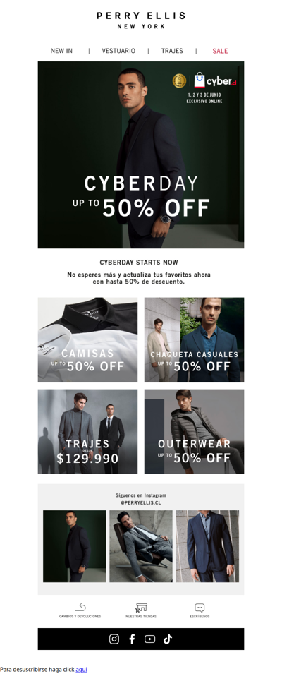 CyberDay is here. Hasta 50% OFF ¿Qué esperas?