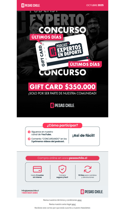 🎧 ¡Gana una Gift Card de $350.000! Solo por comentar en nuestro podcast 💬
