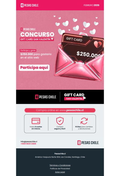 San Valentín se entrena mejor en pareja | Participa por un Gift Card
