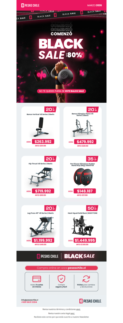 🚨Ya comenzó el Black Sale🚨