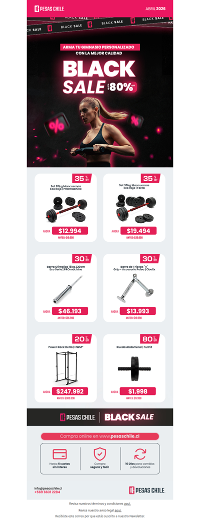 🚨¡Estamos en Black Sale con hasta un 80% OFF!🚨