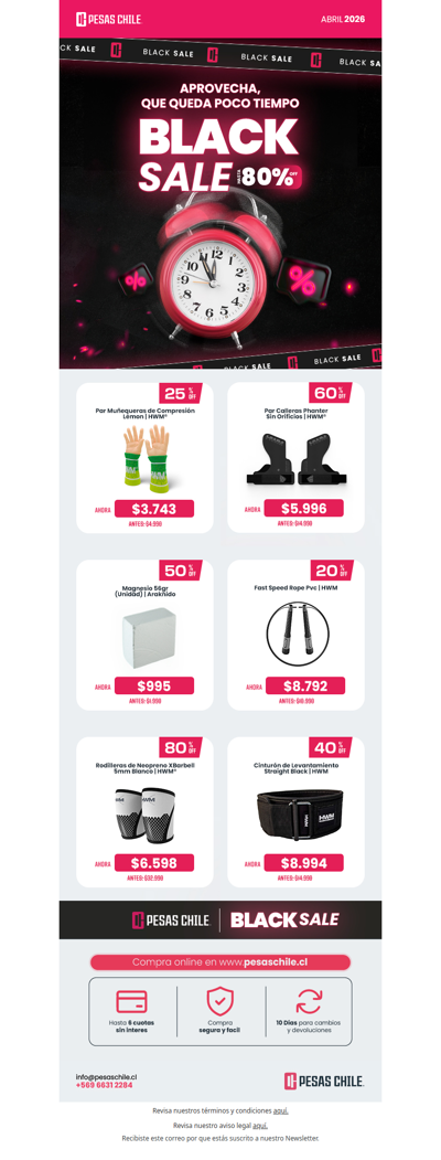 ¡ÚLTIMA OPORTUNIDAD DEL BLACK SALE! 🏋🏽‍♀️