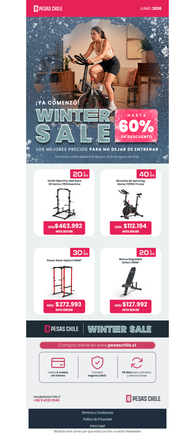 🔥 Entra en calor sin salir de casa: ¡Descuentos para tu Home Gym! 🔥
