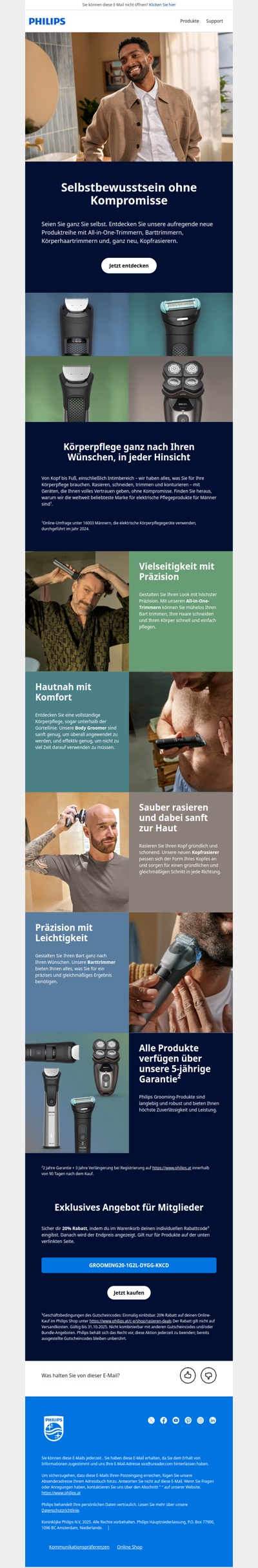Neu und verbessert: Unsere Grooming Produkte
