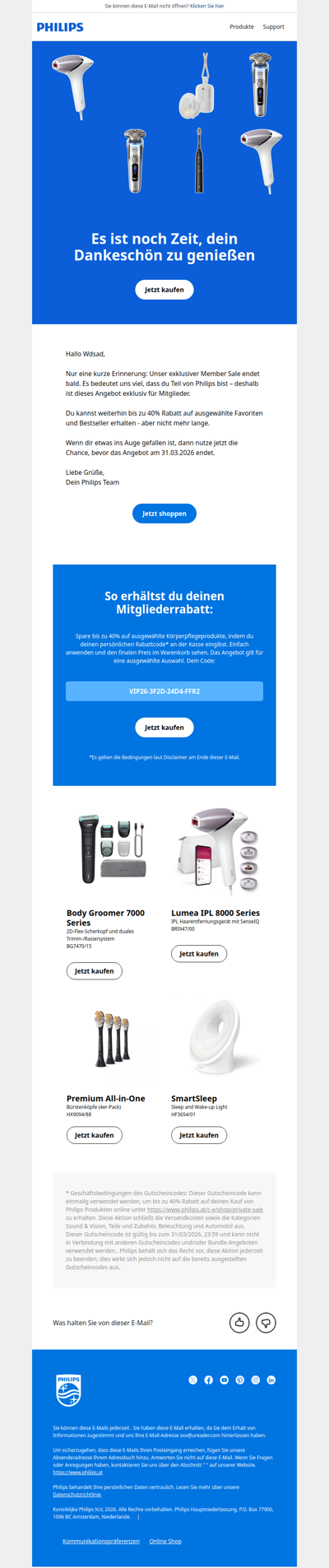 ⏳Letzte Chance: Ein Dankeschön, das bald endet