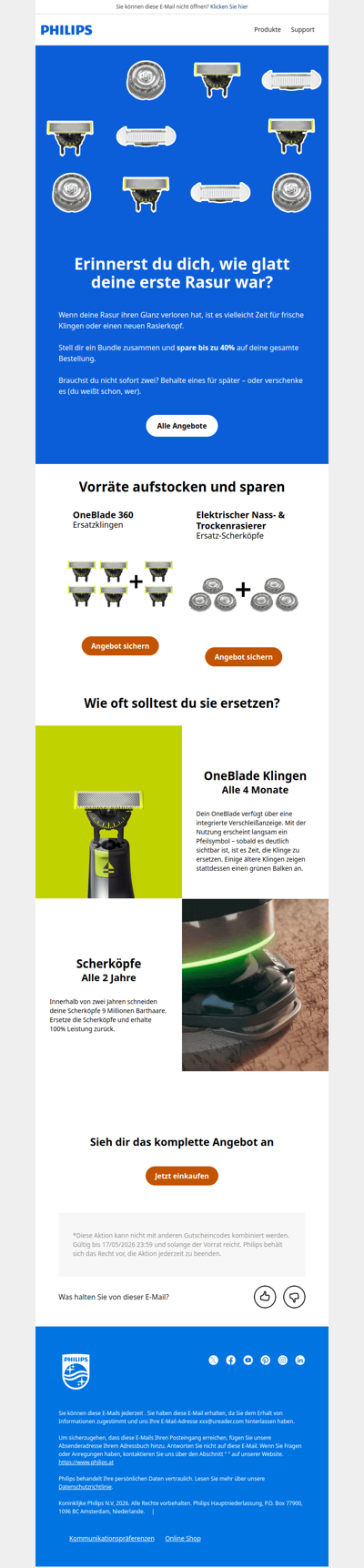 📞 Dein Rasierer ruft: Er vermisst die Glätte