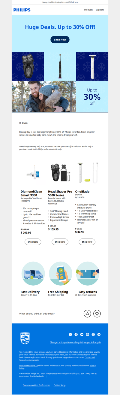 Don’t Miss It: Final Days of 30% Off at Philips