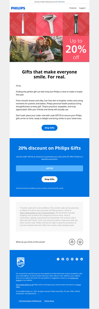 The perfect Philips gift? Get it before it’s gone 🎁