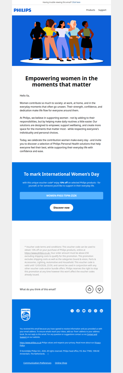 💪 International Women’s Day: For everything women do, every day