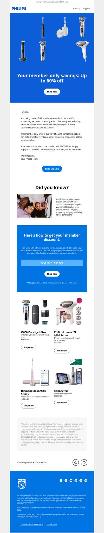 💙 A special thank-you: Up to 60% off