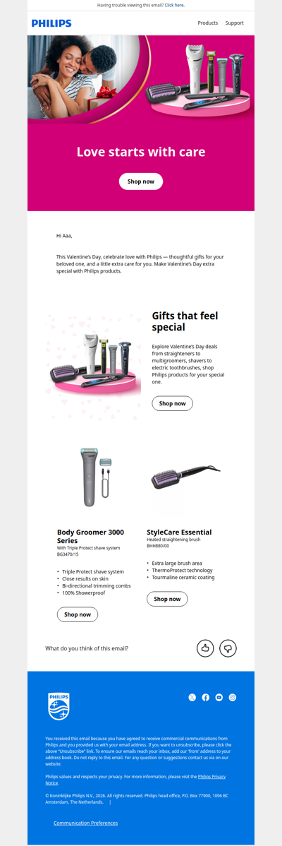 Special gift for your special one.