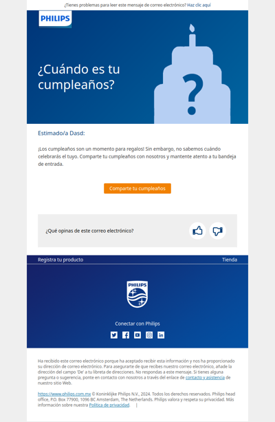 Dasd, ¿cuándo es tu cumpleaños?