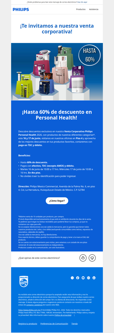 👀¡60% OFF en todo Personal Health!