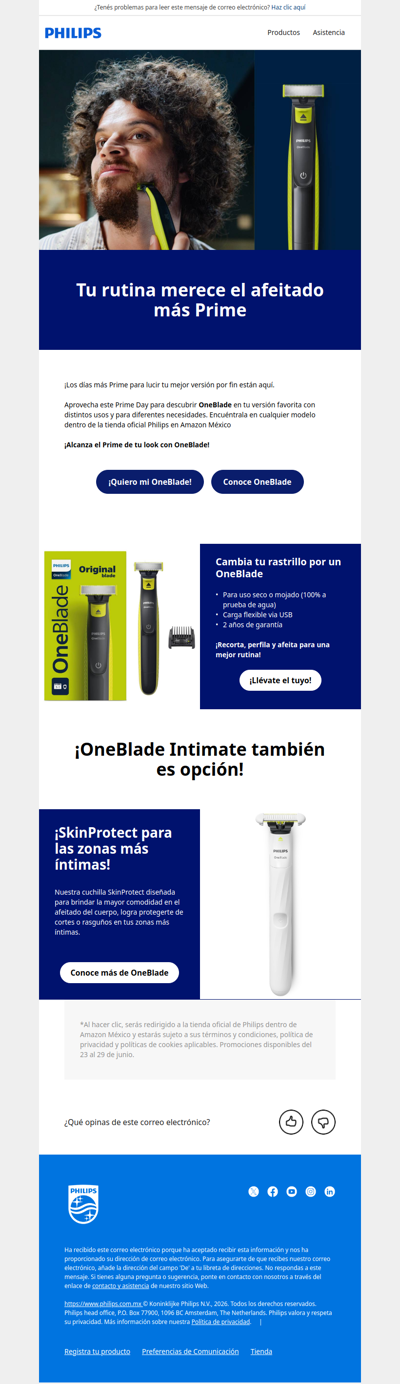 📈¡OneBlade te lleva a tu PRIME!