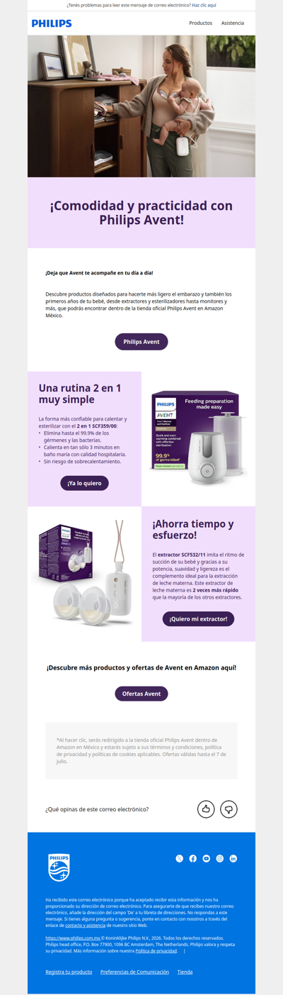 🍼¡Haz más fácil tu vida con Philips Avent!