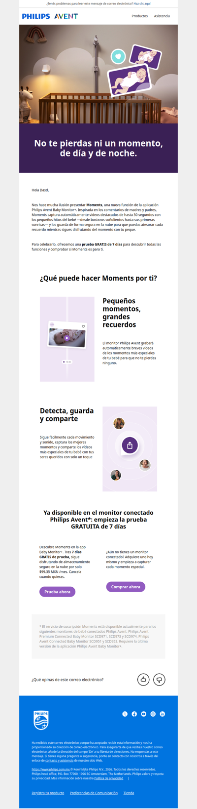 Presentamos Moments: guarda cada momento especial de tu bebé