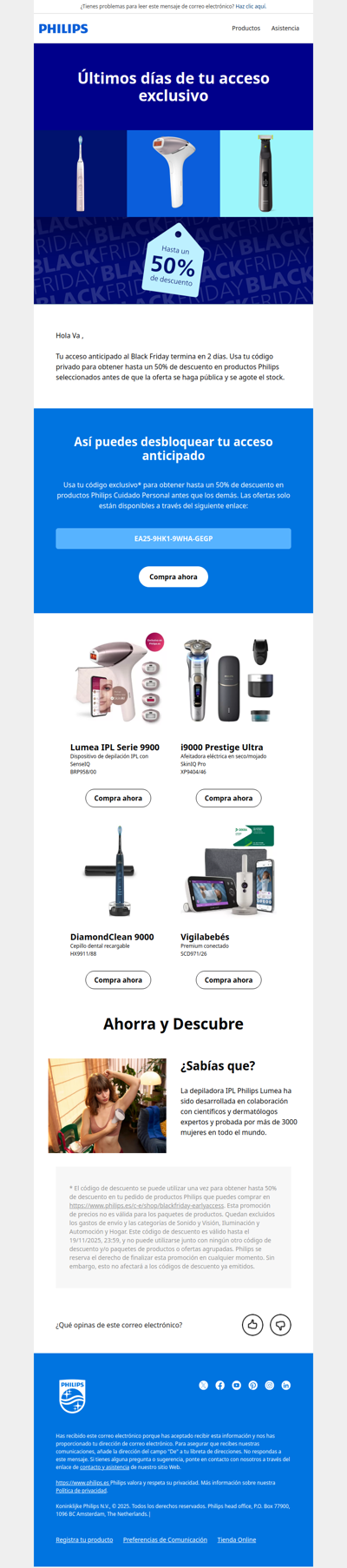 ⚠️ Tu acceso anticipado termina pronto