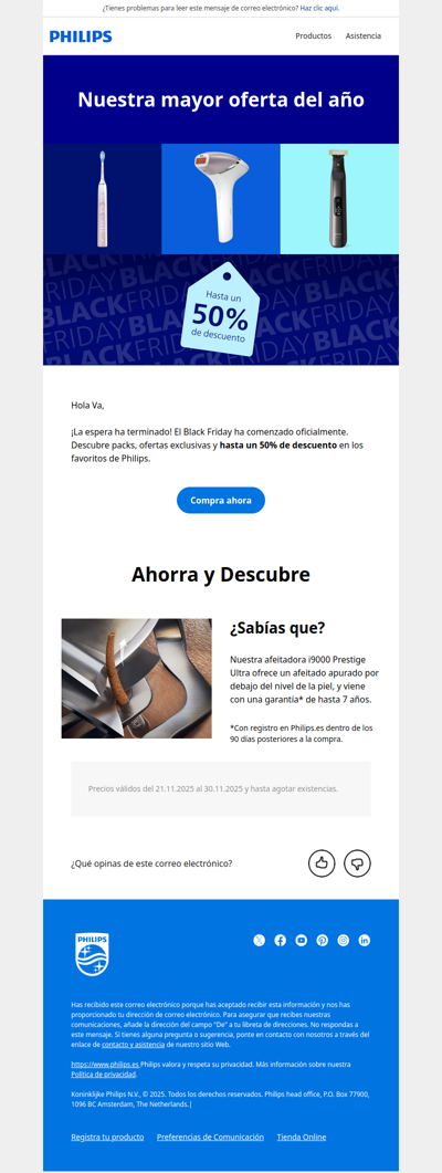 Black Friday ya está aquí: Hasta un 50% de descuento 🖤